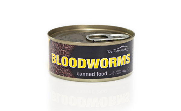 CANNED BLOODWORMS 100gr. Can