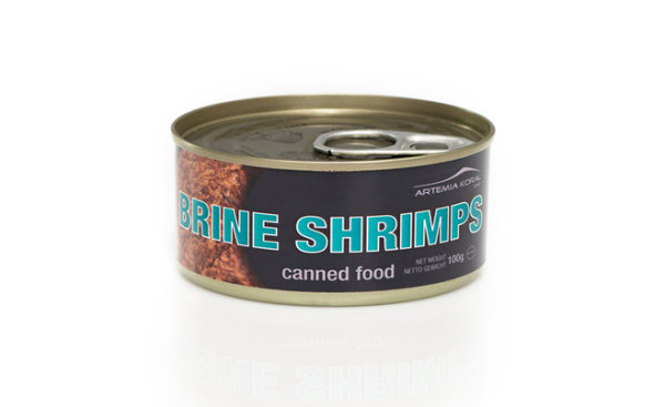 CANNED BRINE SHRIMPS 100gr. Can, 144p.